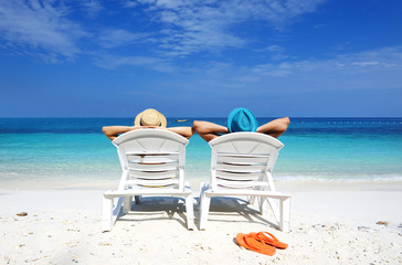 Couple on a beach