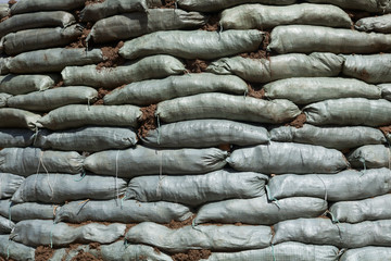 Sandbags for flood protection
