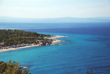 Seashore landscape from Greece