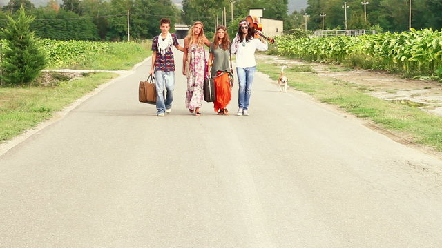 Hippie Group Outdoor