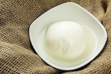 Buffalo mozzarella - mozzarella di bufala -  italian cheese