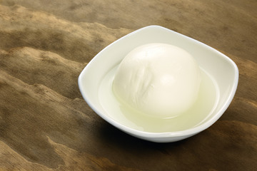 Buffalo mozzarella - mozzarella di bufala -  italian cheese