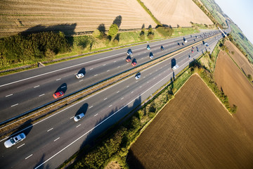 Motorway from the air