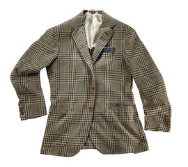 Brown checked jacket