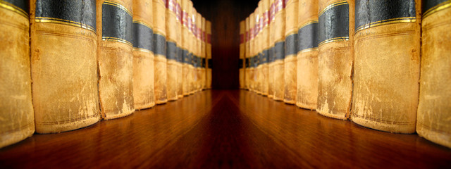 Law Books on Shelf