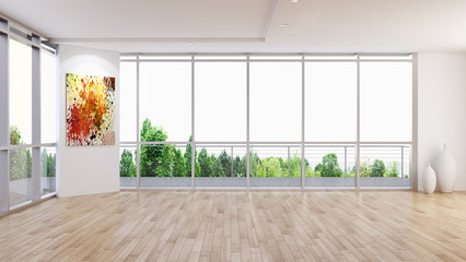 Empty living room