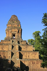 Fototapeta na wymiar Baksei Chamkrong świątynia Angkor obszar, Siem Reap, Kambodża