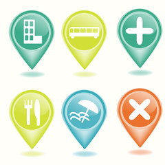 Location markers set