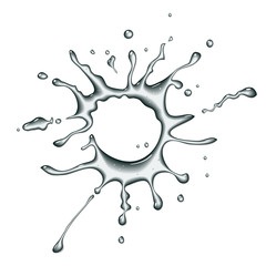 Vector water plash