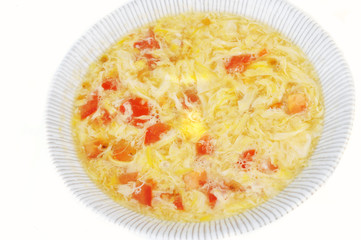 bowl  with  soup
