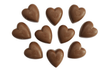 Heart chocolates