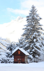 house in Alps