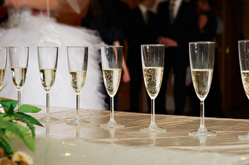Champagne glasses