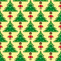Seamless cartoon background
