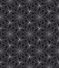 Seamless monochrome pattern