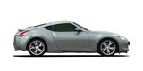sport coupe on white background