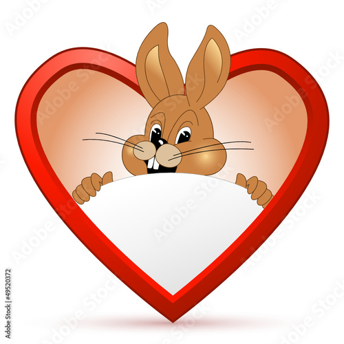 "Osterhase im Herz" Stockfotos und lizenzfreie Vektoren auf Fotolia.com