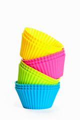 baking silicone cups for cupcakes or muffins