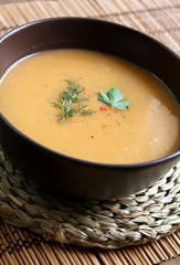 Sopa de pollo y verduras