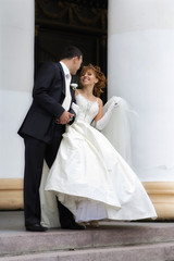 Fototapeta premium Bride and groom