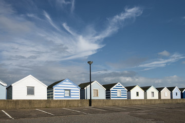 Beach Huts at Southwold, Suffolk, UK