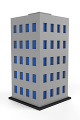 3D city building