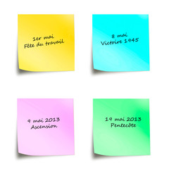 Post it mai 2013