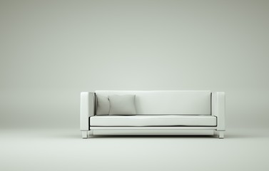 Modernes wei&szlig;es Sofa