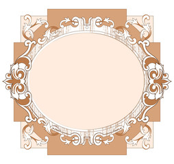 Vintage frame template