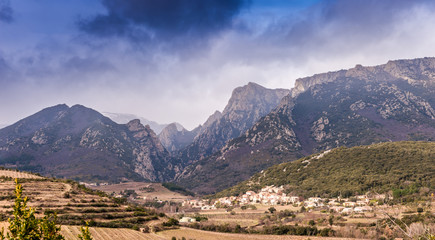 Massif du Caroux-Espinouse, Vallée de l'Orb dans l'Hérault en Languedoc, Occitanie en France