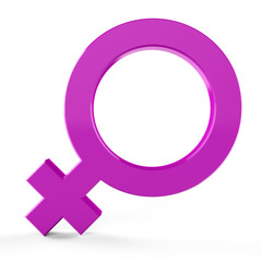 3D female symbols... 3D female signs
