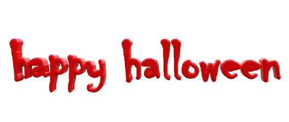 3D happy halloween