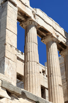 Part of Propylaea of the Athenian Acropolis