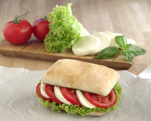 mozzarella sandviç