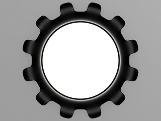 Zahnkranz, Rad, Werbefläche - 3D