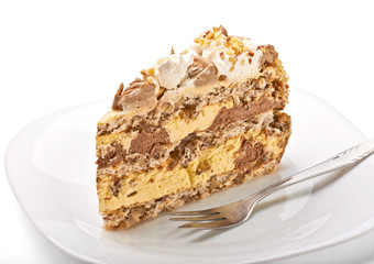 cream chocolate fruit cake sweet food dessert