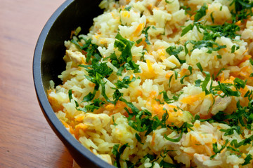 Pilaf with chicken