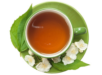cup of jasmin tea