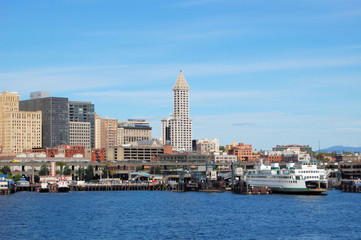 Ferry Terminal in Seattle © alpegor