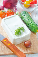 ingredients for greek salad