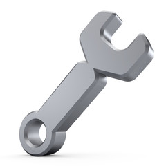 3D wrench toll icon