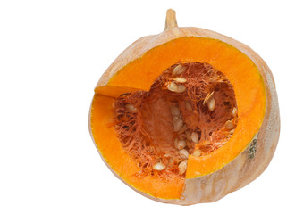cut pumpkin