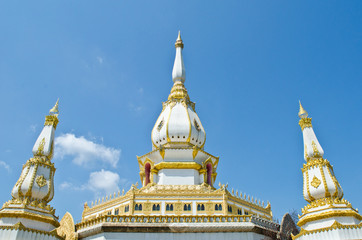 Naklejka premium pagoda in the temple of Thailand.