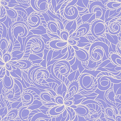 Fototapeta na wymiar violet floral pattern