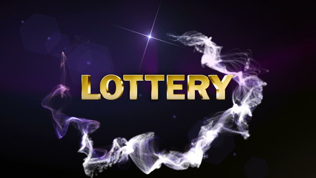 Lottery Blue Text in Particle (2 variation) - HD1080
