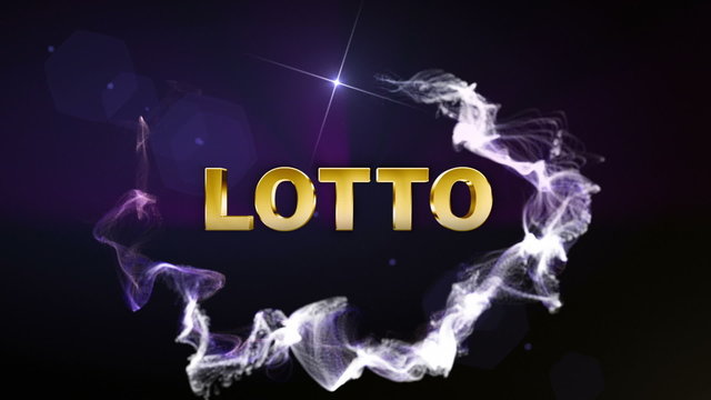 Lotto Blue Text in Particle (2 variation) - HD1080