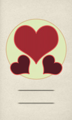 Carte saint valentin