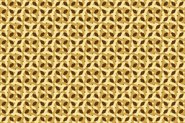abstract seamless brown wickerwork pattern