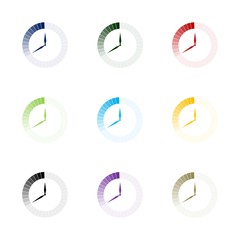 Icônes Temps - set 4