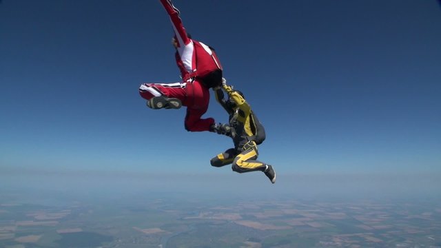 Skydiving video.